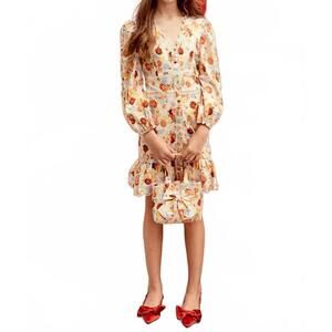 NEW MARLO girl's floral mini dress in floral
